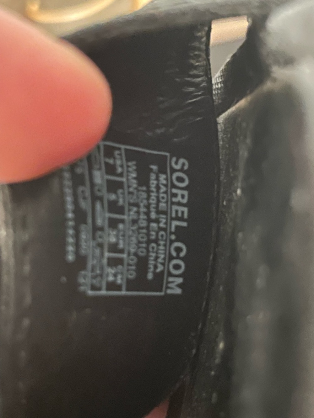 Sorel wedge sandals size 7 black - Picture 7 of 7